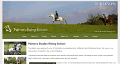 Desktop Screenshot of palmers-stables.com