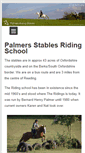 Mobile Screenshot of palmers-stables.com